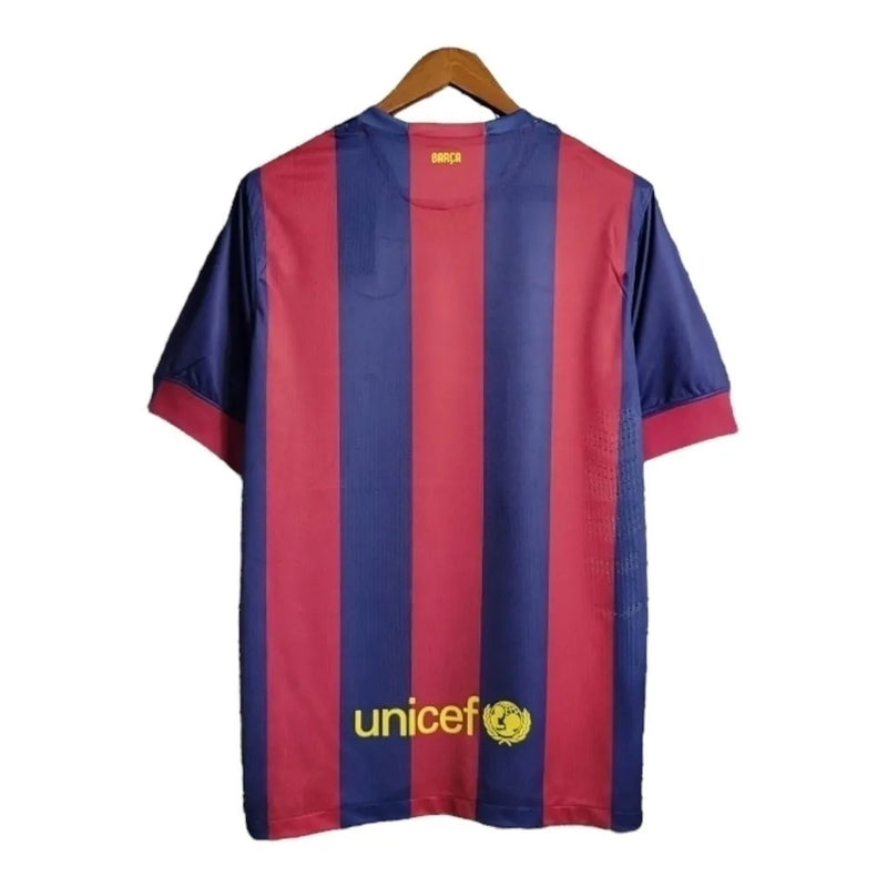 Camisa Retrô Barcelona I 14/15 - Masculina Nike - Azul e vermelha