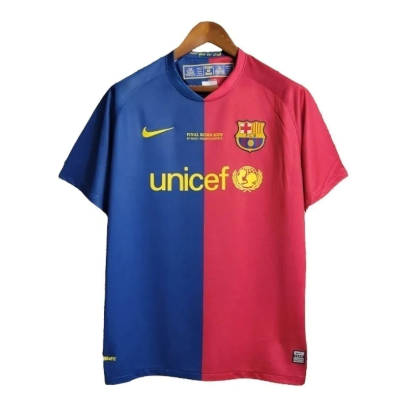 Camisa Retrô Barcelona I 08/09 - Masculina Nike - Vermelha e azul