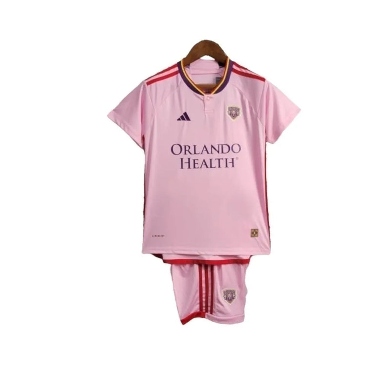 Kit Infantil Orlando City SC II 24/25 - Adidas - Rosa