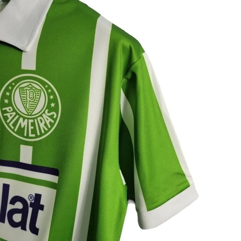 Camisa Retrô Palmeiras I 1992/1993 - Masculina Adidas - Verde com listras em branco