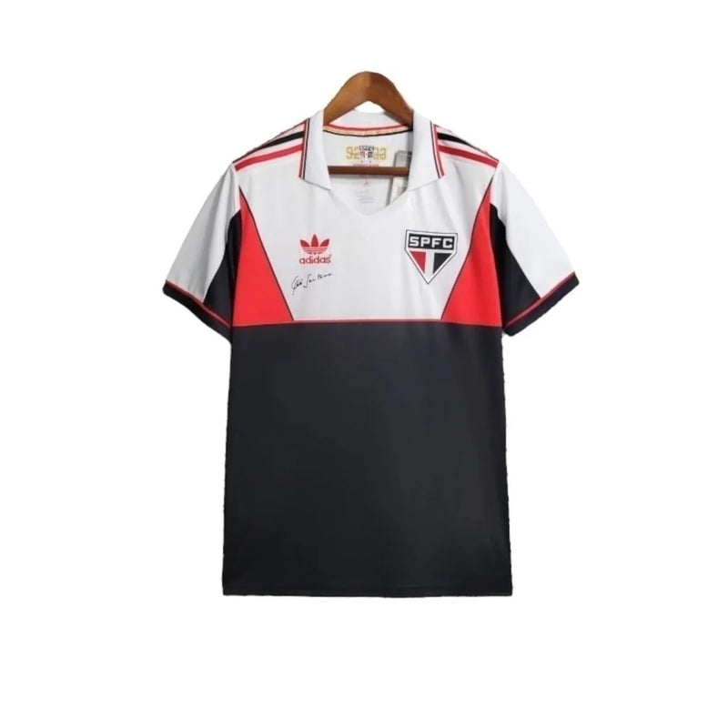 Camisa Retrô São Paulo Edição Memorial 1992 - Masculina Adidas - Preta e branca e vermelha