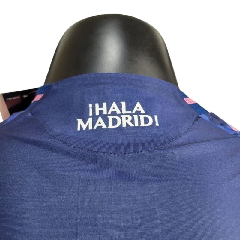 Camisa Real Madrid Edição especial 24/25 - Jogador Adidas Masculina - Azul com detalhes em rosa