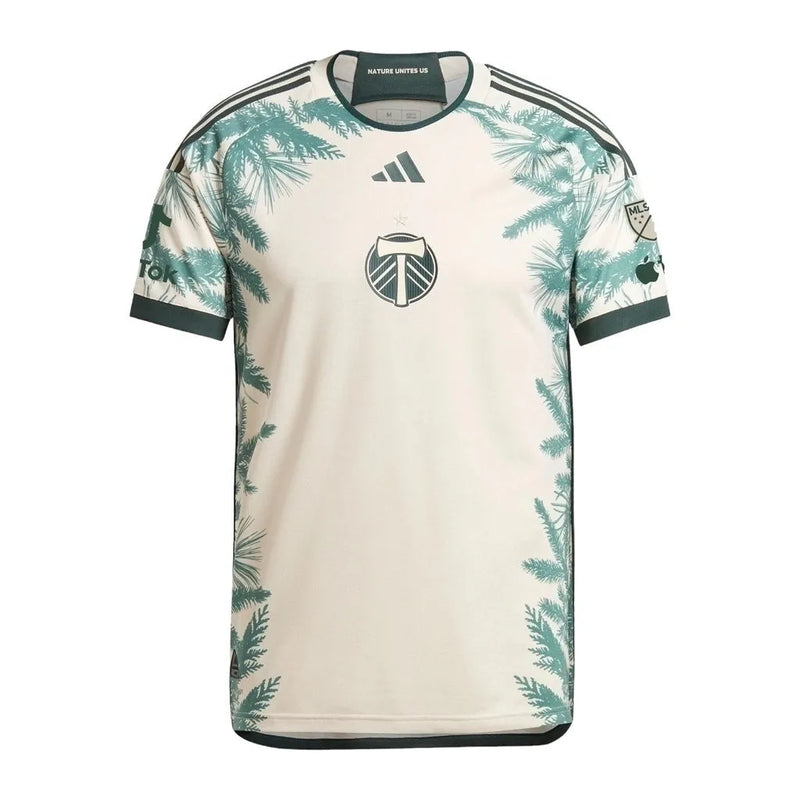 Camisa Portland Timbers II 24/25 - Torcedor Adidas Masculina - Bege com detalhes em verde