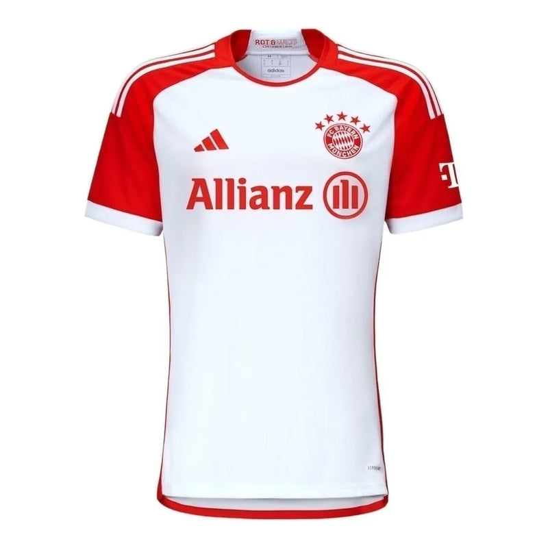 Camisa Bayern de Munique I 23/24 - Torcedor Adidas Feminina - Vermelha e branca