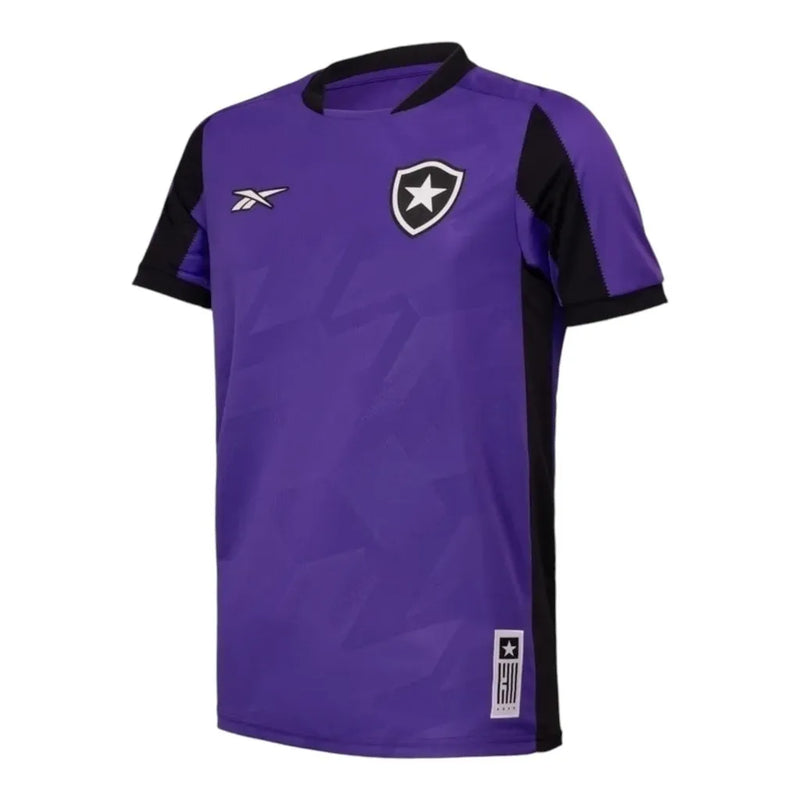 Camisa Botafogo Goleiro 24/25 - Torcedor Reebok Masculina - Roxo com detalhes em preto