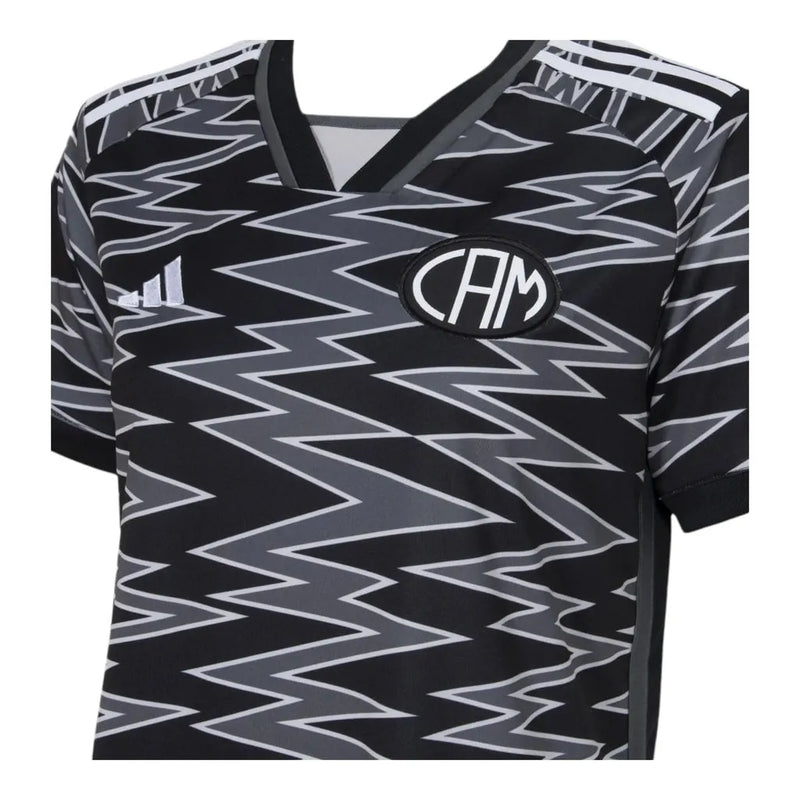 Camisa Atlético Mineiro III 24/25 - Torcedor Adidas Masculina - Preta com detalhes em cinza