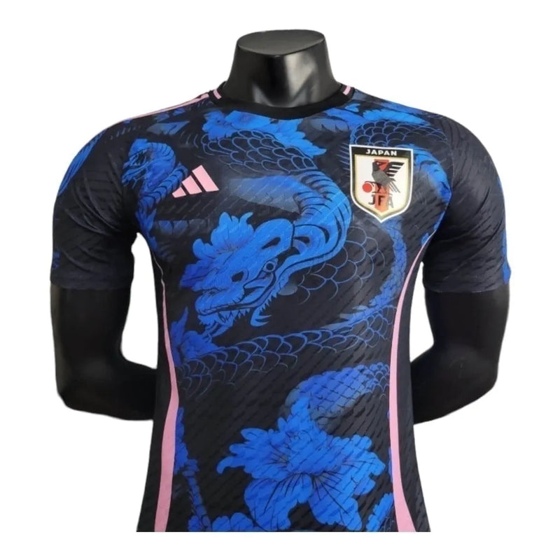 Camisa Japão Edição especial 24/25 - Jogador Adidas Masculina - Azul com detalhes em rosa