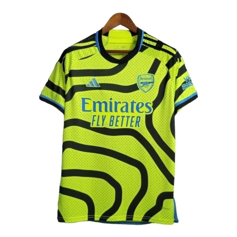 Camisa Arsenal II 23/24 - Torcedor Adidas Masculina - Verde com detalhes em preto e azul