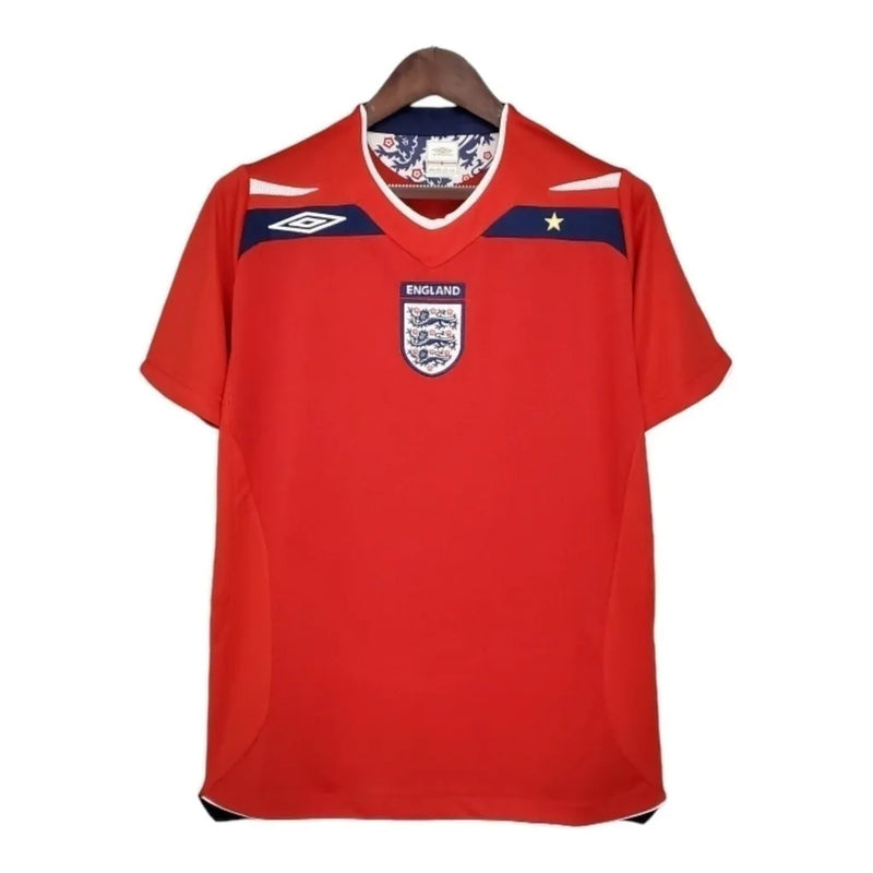 Camisa Retrô Seleção da Inglaterra II 2008/2010 - Masculina Umbro - Vermelha