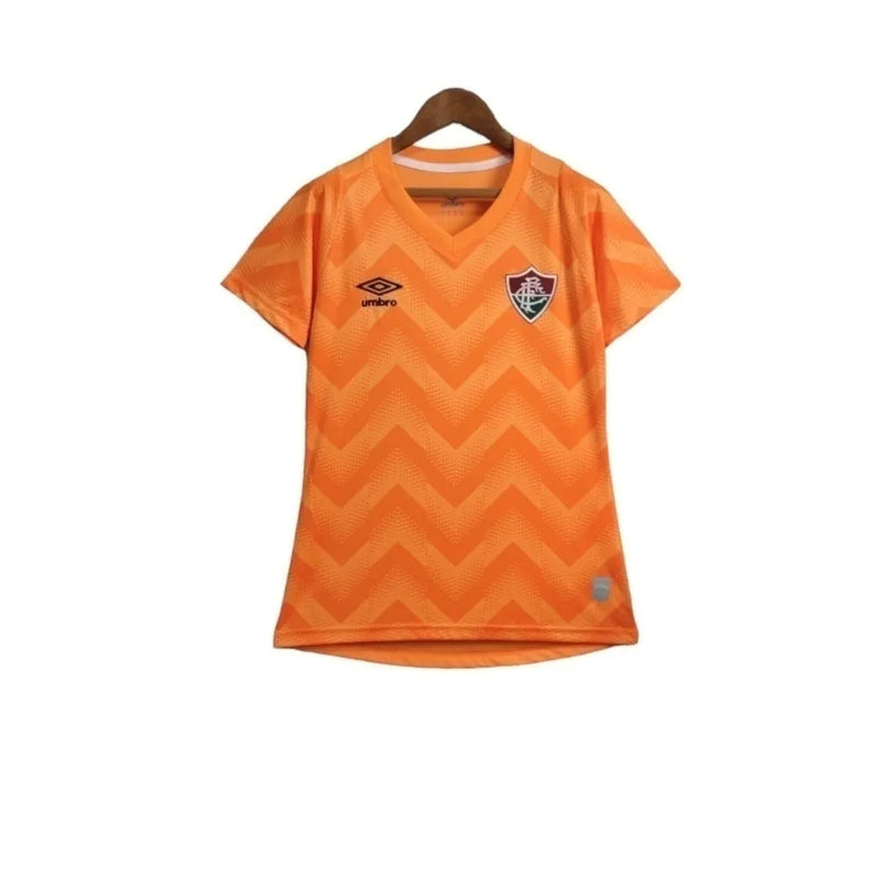 Camisa Fluminense Goleiro II 24/25 - Torcedor Umbro Feminina - Laranja