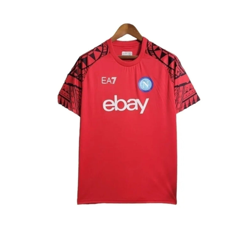 Camisa Napoli Treino 23/24 - Torcedor EA7 Masculina - Vermelha