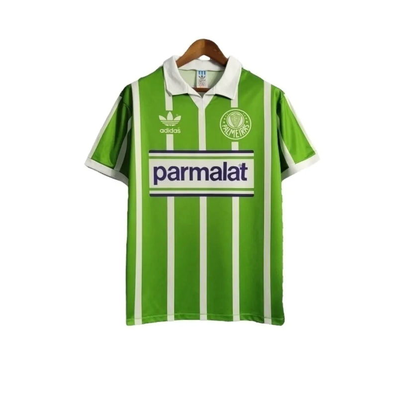 Camisa Retrô Palmeiras I 1992/1993 - Masculina Adidas - Verde com listras em branco