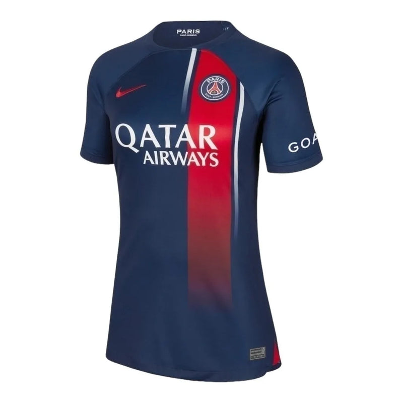 Camisa Paris Saint-Germain I 23/24 - Torcedor Nike Feminina - Azul