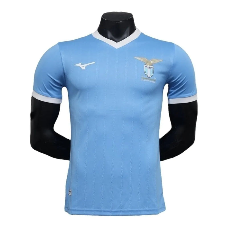 Camisa Lazio I 24/25 - Jogador Mizuno Masculina - Azul