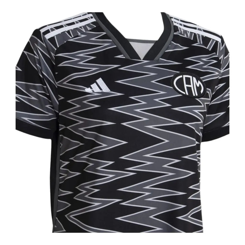 Camisa Atlético Mineiro III 24/25 - Torcedor Adidas Masculina - Preta com detalhes em cinza