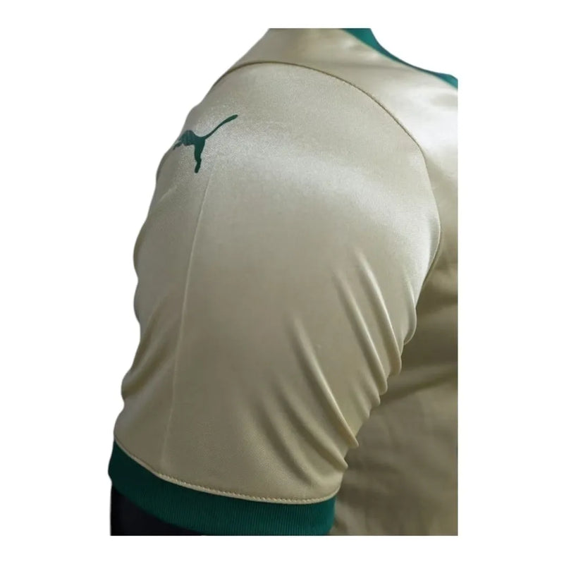 Camisa Palmeiras III 24/25 - Jogador Puma Masculina - Dourada com detalhes em verde