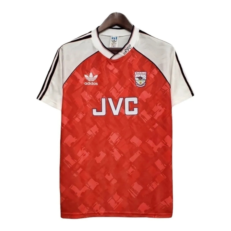 Camisa Retrô Arsenal I 90/92 - Masculina Adidas - Vermelha e branca