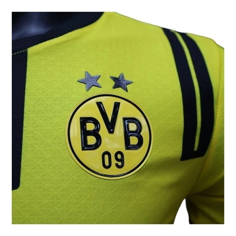 Camisa Borussia Dortmund Copas 24/25 - Jogador Puma Masculina - Amarela com detalhes em preto