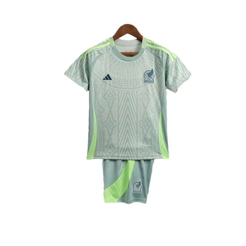 Kit Infantil Seleção do México II 24/25 - Adidas - Verde