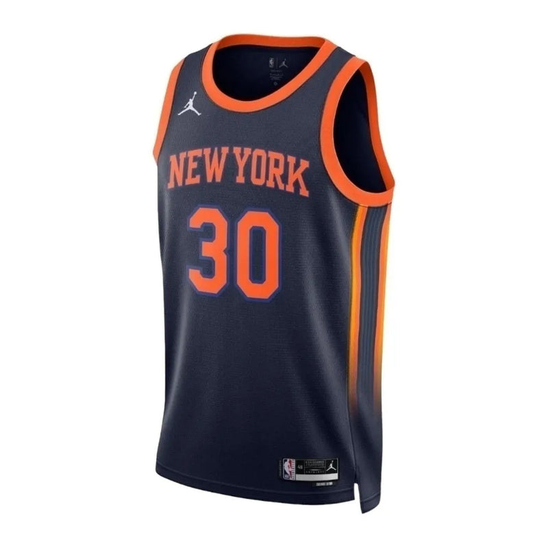 Camiseta Regata NBA New York Knicks 23/24 - Masculina Nike - Azul e laranja