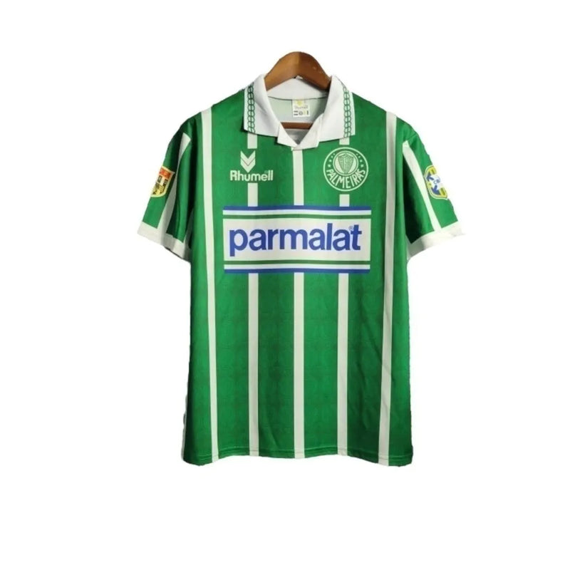 Camisa Retrô Palmeiras I 1993/1994 - Masculina Rhumell - Verde com listras em branco